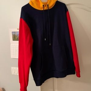 Forever 21 colorblock hoodie